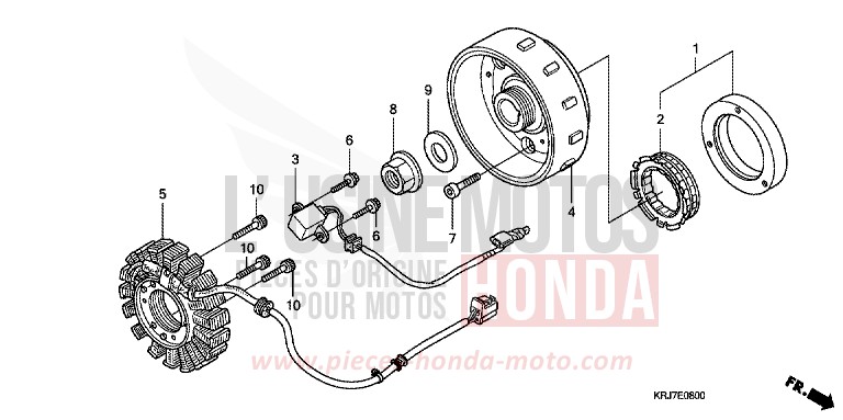 GENERATRICE de S-wing ABS PEARL COOL WHITE (NHA16) 2011